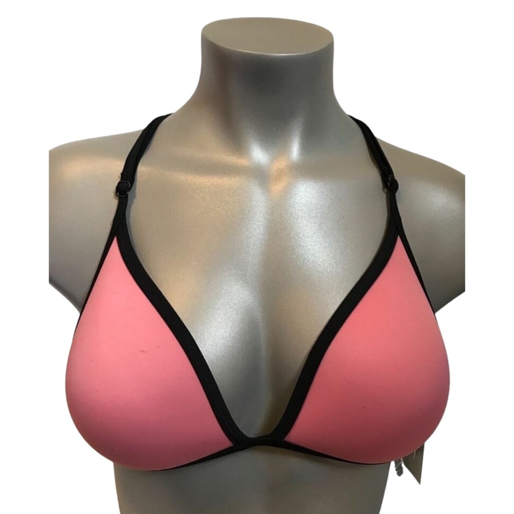 Victoria's Secret PINK Begonia Racerback Push-Up Triangle Swim Top S